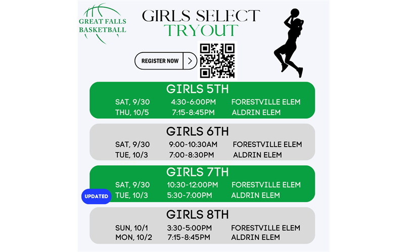 Girls Select Tryouts