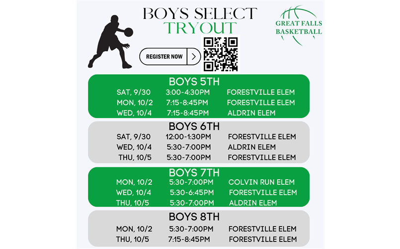 Boys Select Tryouts