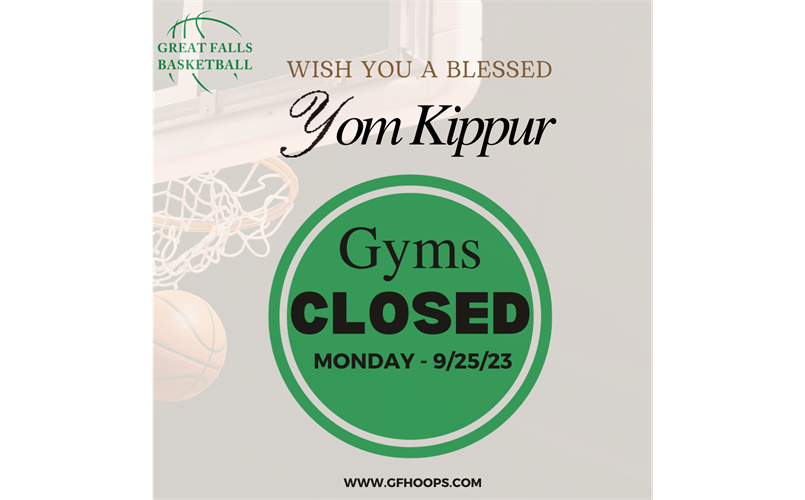 Gyms Closed on Monday for Yom Kippur