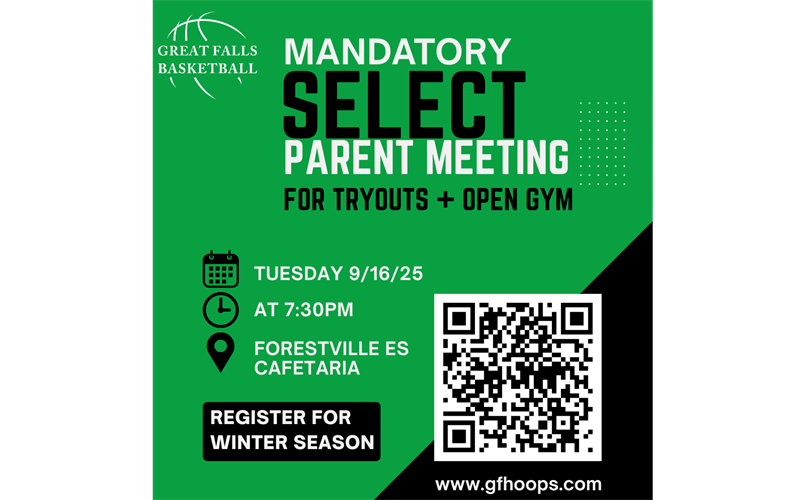 Mandatory Parent Meeting for Select