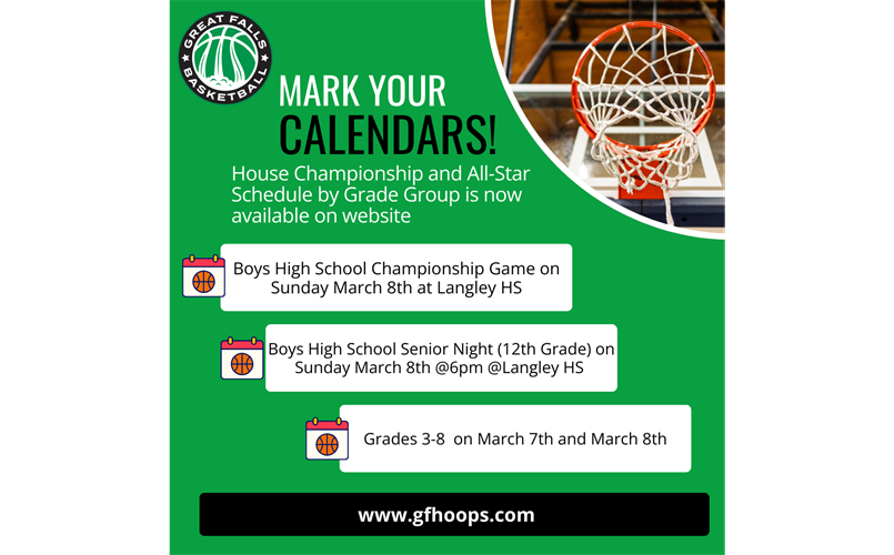 2026 House Championships and All Star Schedule