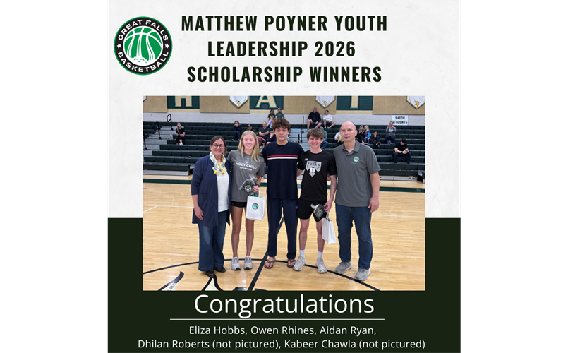 Congrats to our Matthew Poyner 2026 Scholarship Winners